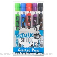 Scentco Metallic Gel Smens 5-Pack of Scented Gel Ink Pens B00NLIN6PO